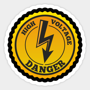 High voltage Sticker